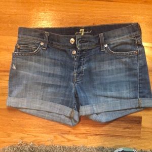 7 for all mankind shorts size 26